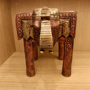 Elephant Stool Copper Look