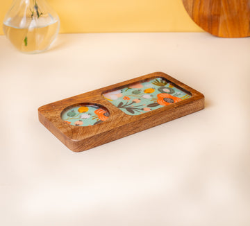 Teatime Platter with Coaster Combo