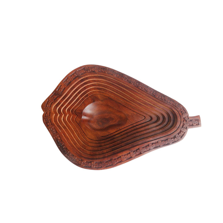 Wooden Spring Fruit Basket - Papaya