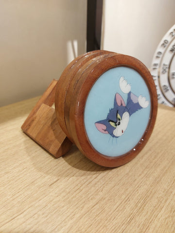 Wooden Coaster (Tom and Jerry Edition)