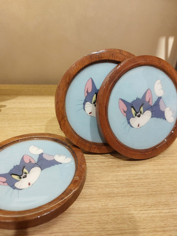 Wooden Coaster (Tom and Jerry Edition)