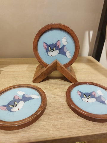 Wooden Coaster (Tom and Jerry Edition)