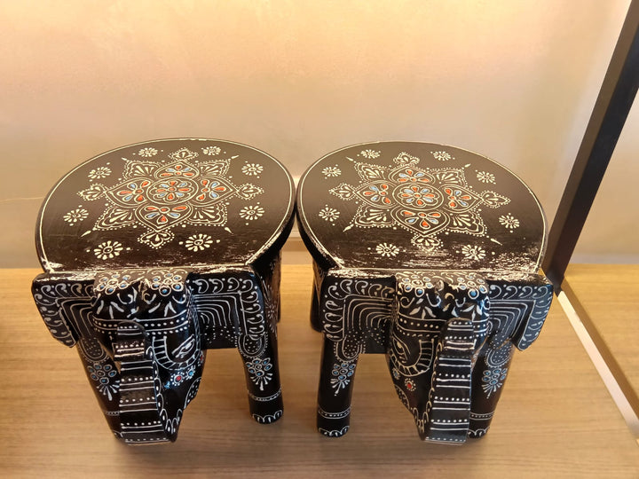 Elephant Stool (Black 1)
