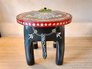 Elephant Stool (Black 2)