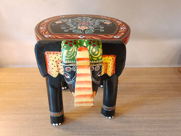 Elephant Stool (Black 2)