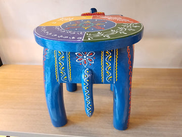 "Elephant Stool (Blue)
"4