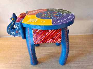"Elephant Stool (Blue)
"5