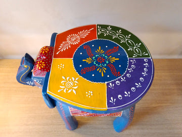 "Elephant Stool (Blue)
"6