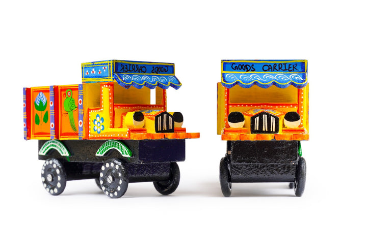 Multicolour Truck - Yellow Orange