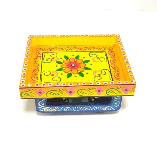 Wooden Hathgaadi (Yellow)