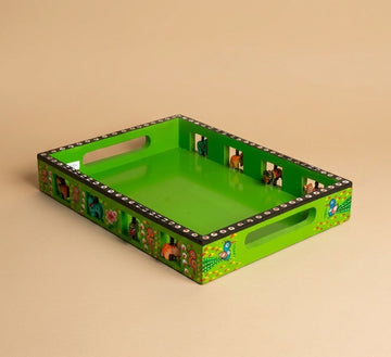 Wooden Hand painted Tray 4