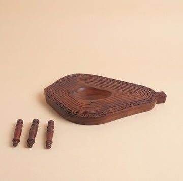 Wooden Spring Fruit Basket - Papaya 5