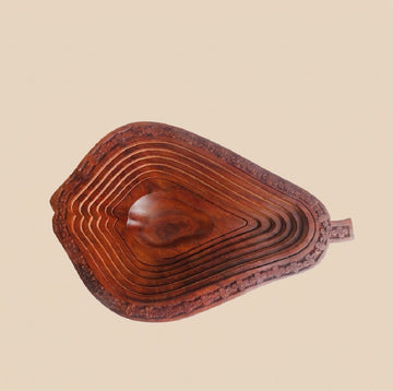Wooden Spring Fruit Basket - Papaya 4