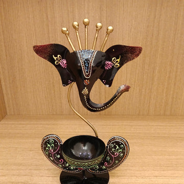 Ganesh Tealights – Black