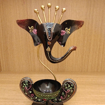 Ganesh Tealights – Black