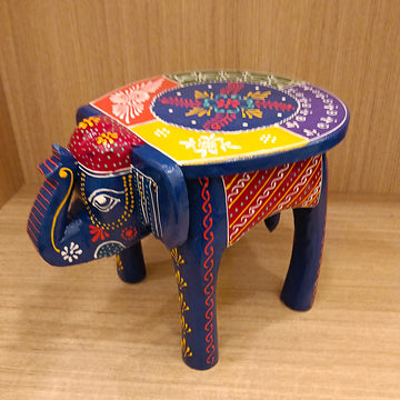 Elephant Stool (Blue) 2