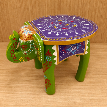 Elephant Stool (Green) 2