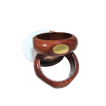 Wooden Brass Bangles