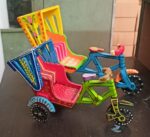 Wooden Cycle Rickshaw - Big