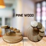 Wooden Serving Platter Ladder Design Pine wood