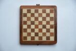 Wooden Magnetic Drawer Chessboard - 10" X 10"