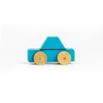 Wooden Sports Car - Blue