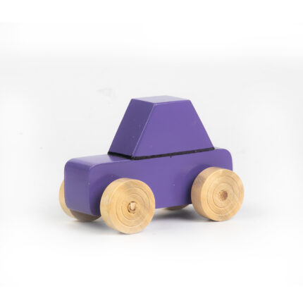 Wooden Sports Car - purple