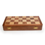 Wooden Magnetic Folding Chessboard
