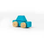 Wooden Sports Car - Blue