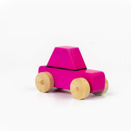 Wooden Sports Car - Pink