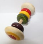 Wooden Dumbell Rattle