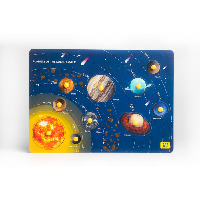 Wooden Pin Puzzle - Planets of the Solar System