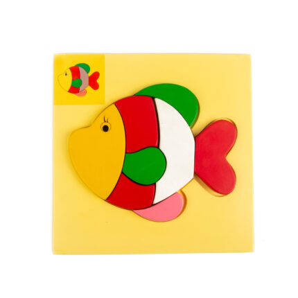 Wooden Board Puzzle - Fish
