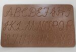 Tracing Board / Stencil - Capital Cursive Alphabets