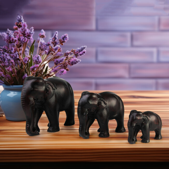 Wooden Elephant Set 1