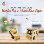 Wooden Train Engine Playtime Fun Deal 2