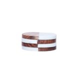 Wooden Marble Coasters (Set of 4)